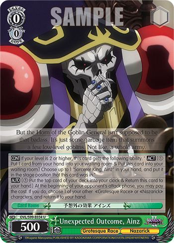 (English) Unexpected Outcome, Ainz - Nazarick: Tomb of the Undead Vol.2 (OVL/S99)