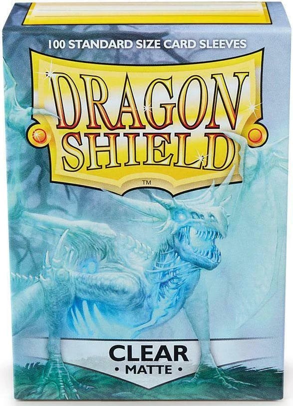 Dragon Shield Sleeves (100ct): Matte Clear
