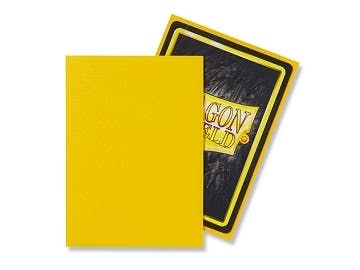 Dragon Shield Sleeves (100ct): Matte Yellow (Standard)
