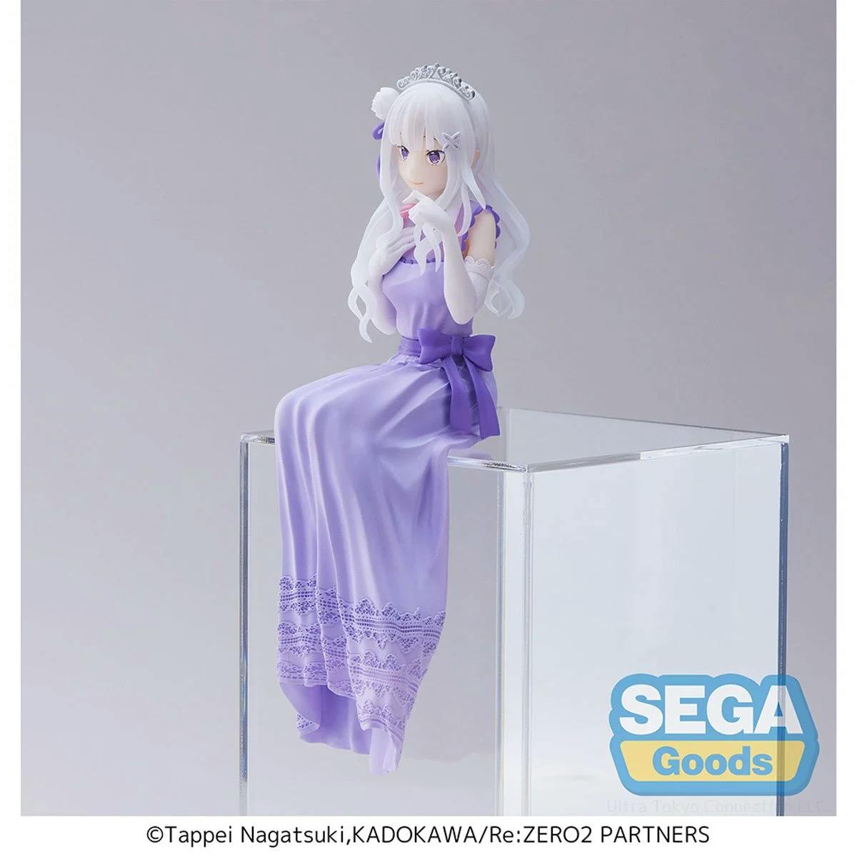 Re:Zero - Starting Life in Another World: Lost in Memories Emilia Dressed-Up Party Premium Perching Statue