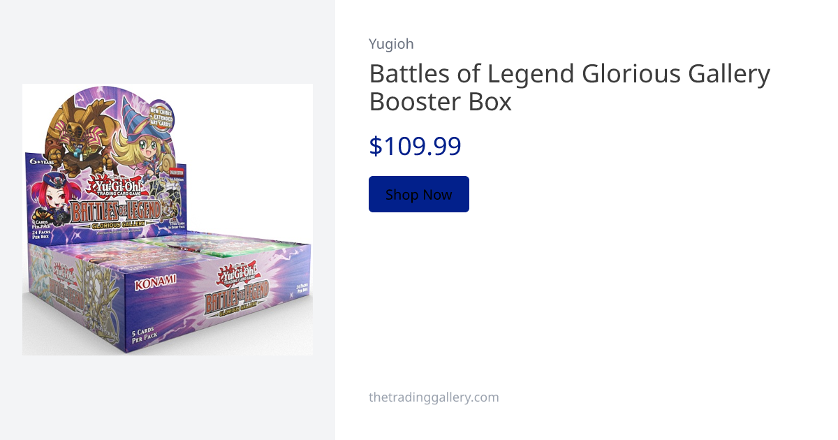 battles of legend booster box Yu-Gi-Oh Terminal Revenge (1st Edition) Pack card set has plenty of old  and new Battles of Legend Glorious Gallery