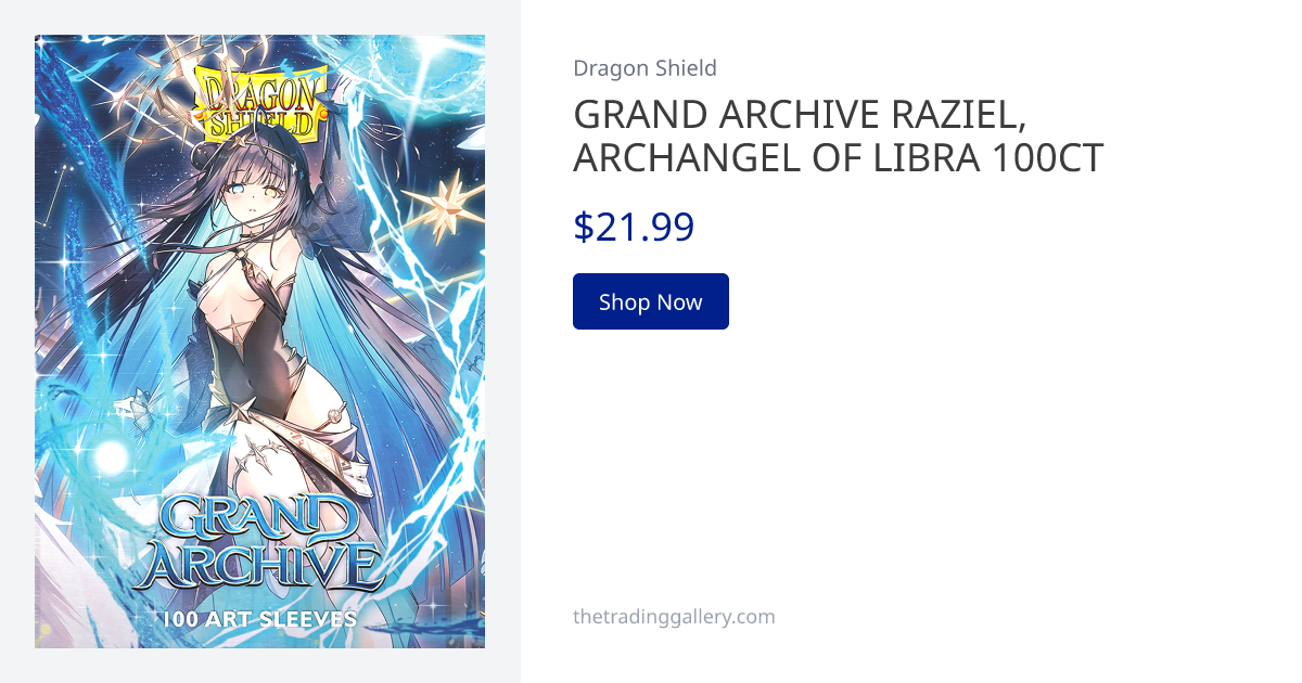 GRAND ARCHIVE RAZIEL, ARCHANGEL OF LIBRA 100CT | The Trading